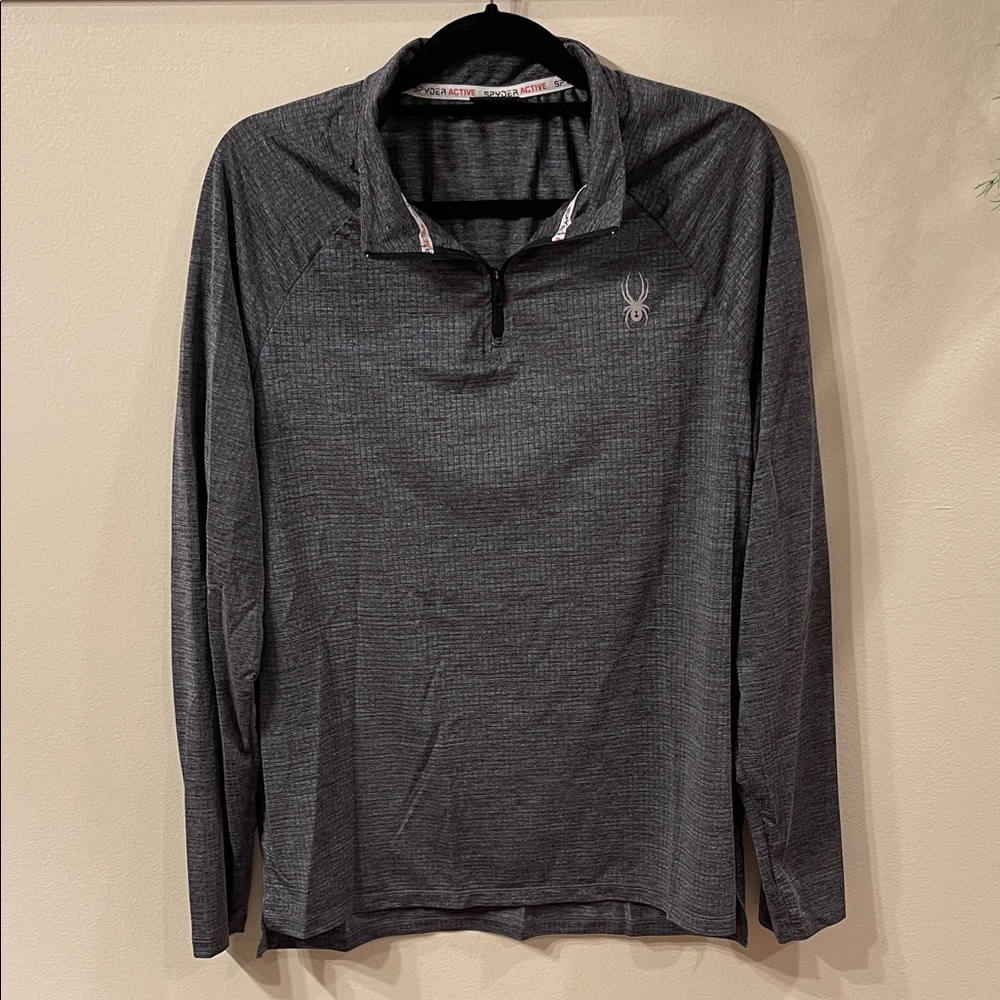 Spyder Men's Gray Long Sleeve Shirt